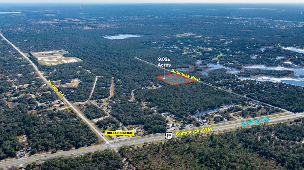 11011 Bourassa Blvd, Brooksville, FL à vendre - Aérien - Image 3 de 25