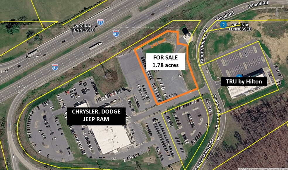 56 Center Pointe Dr, Bristol, TN à vendre - Plan de site - Image 1 de 4