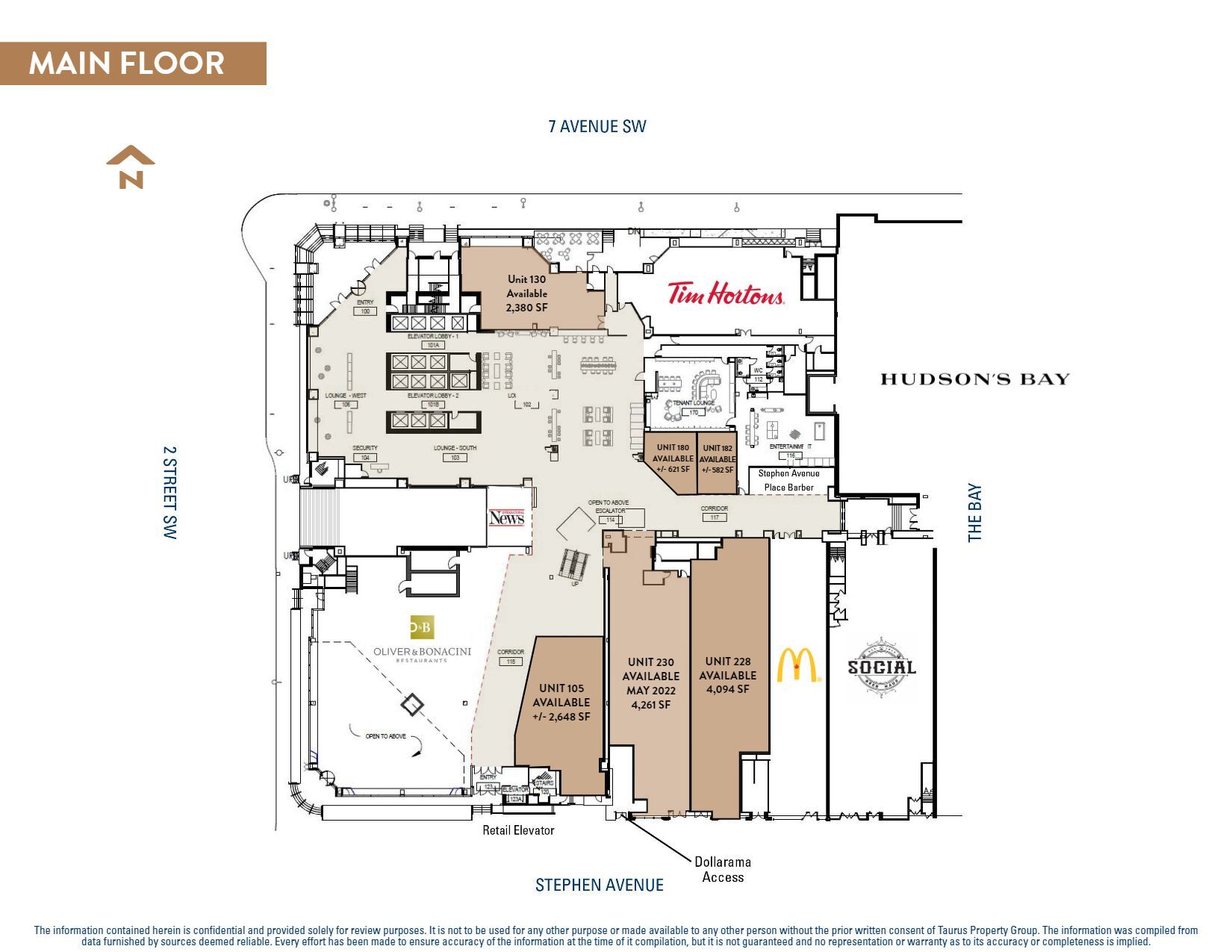 700 2nd St SW, Calgary, AB for lease Floor Plan- Image 1 of 2