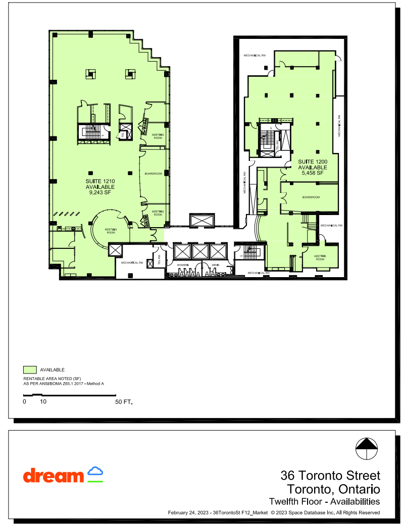 36 Toronto St, Toronto, ON for lease Floor Plan- Image 1 of 1