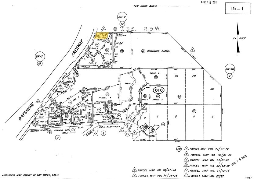 4000 Shoreline Ct, South San Francisco, CA à louer - Plan cadastral - Image 2 de 2