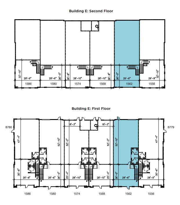 1556-1586 Lancaster Point Way, San Diego, CA à louer Plan d’étage- Image 1 de 1