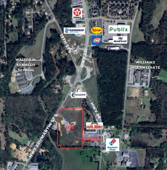 2402 Martin St S, Pell City, AL à vendre - Aérien - Image 2 de 2