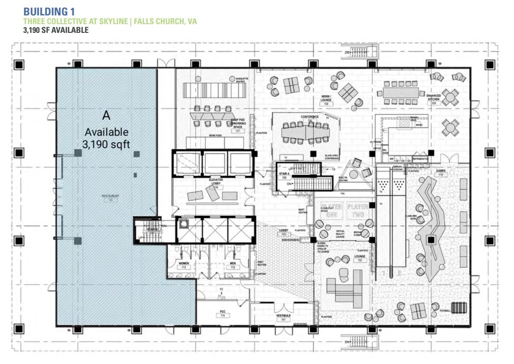 5205 Leesburg Pike, Falls Church, VA for lease Floor Plan- Image 1 of 1