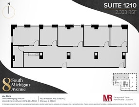 8 S Michigan Ave, Chicago, IL à louer Plan d’étage- Image 1 de 8
