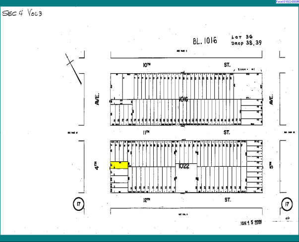 475 4th Ave, Brooklyn, NY for sale Plat Map- Image 1 of 1