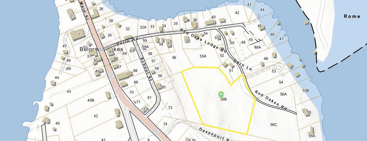 Red Oaks Lodge Rd, Belgrade, ME à vendre Plan cadastral- Image 1 de 6