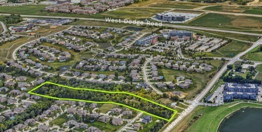 1201-1225 N 192nd St, Elkhorn, NE for sale - Aerial - Image 2 of 4