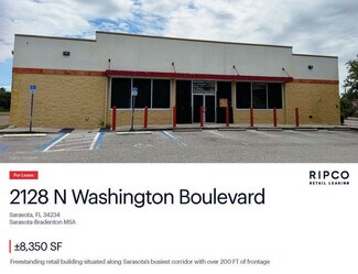 Plus de détails pour 2128 N Washington Blvd, Sarasota, FL - Commerce de détail à louer
