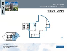5251 Dtc Pky, Greenwood Village, CO for lease Floor Plan- Image 2 of 2