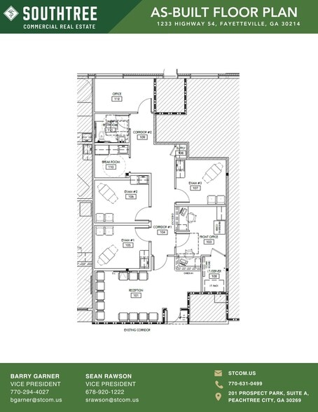 1233 Highway 54, Fayetteville, GA for lease - Floor Plan - Image 2 of 8