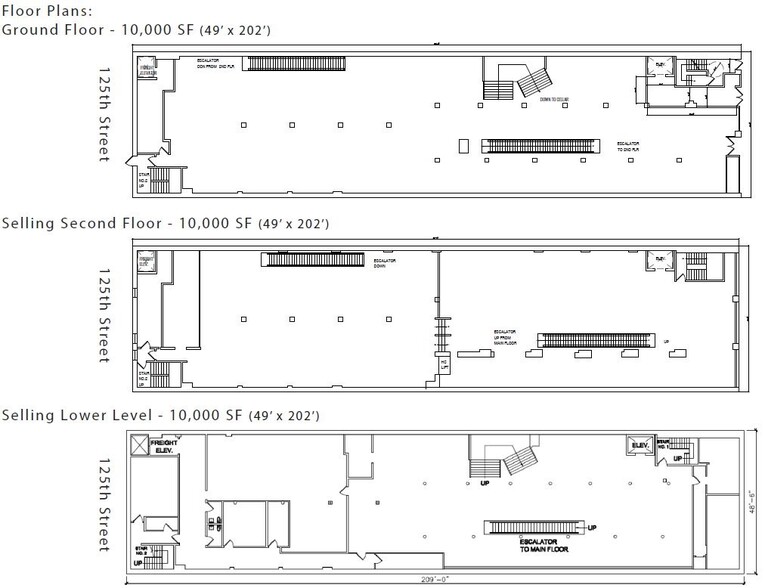 226-228 W 125th St, New York, NY for lease - Floor Plan - Image 3 of 3