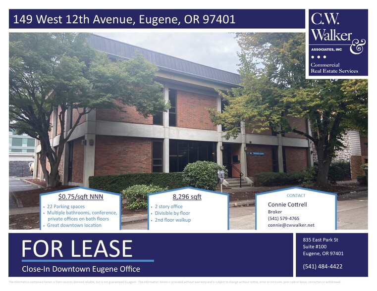 149 W 12th Ave, Eugene, OR for sale - Building Photo - Image 1 of 1