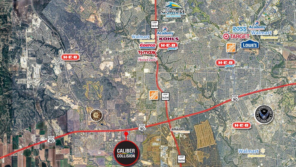 SEQ WT Montgomery & Hwy 90, San Antonio, TX à vendre - Photo du bâtiment - Image 2 de 4