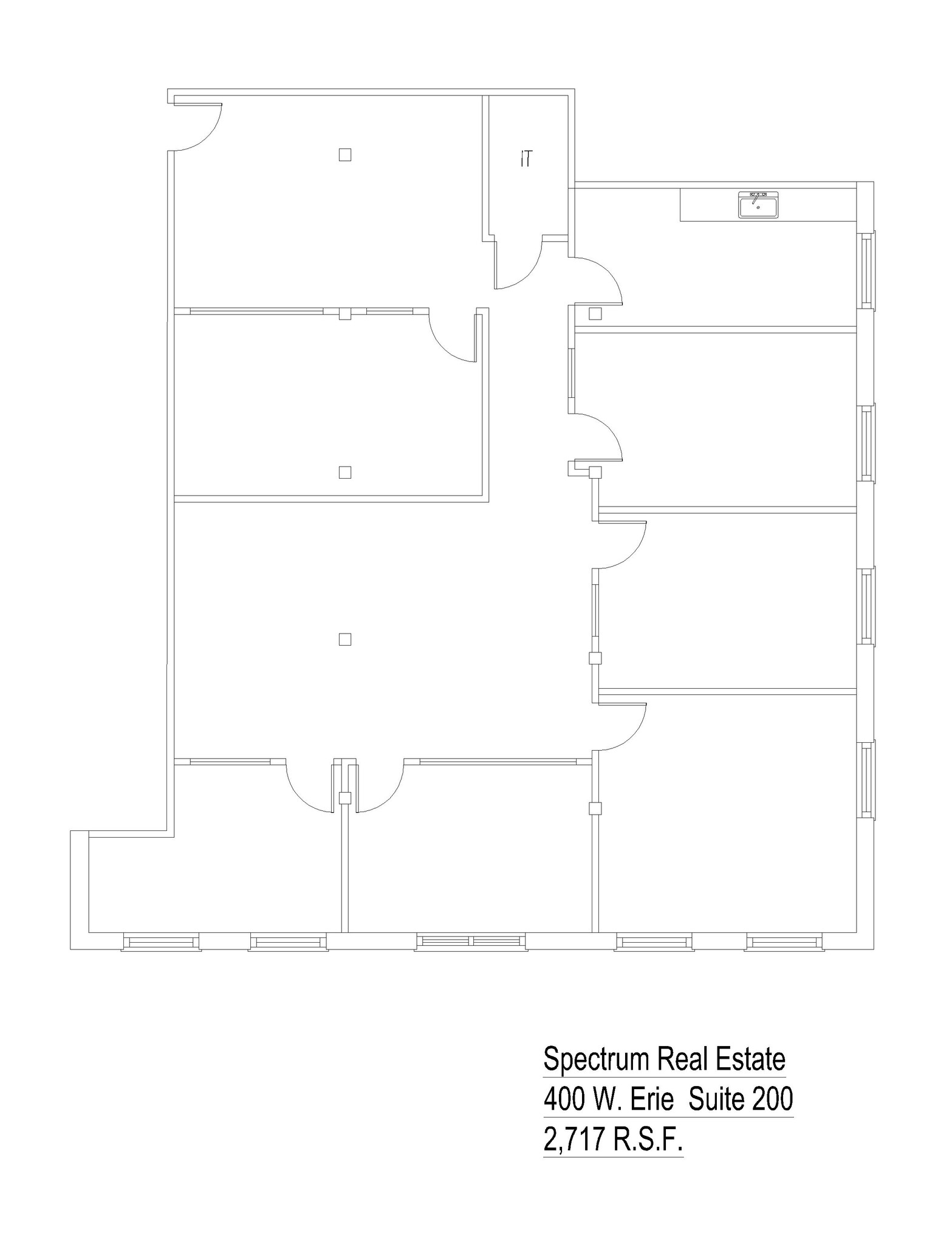 400 W Erie St, Chicago, IL à louer Plan d’étage- Image 1 de 1