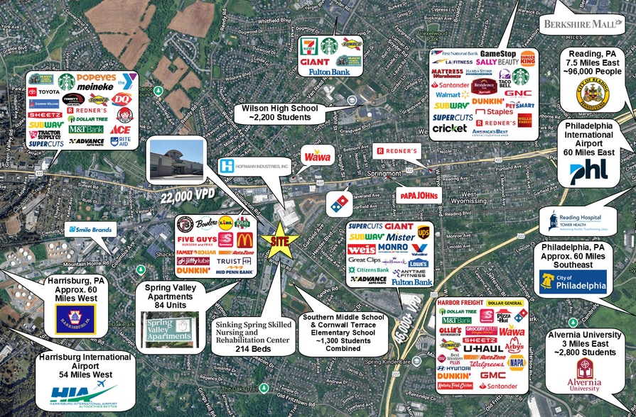 3100 Shillington Rd, Sinking Spring, PA à vendre - Photo du bâtiment - Image 2 de 17