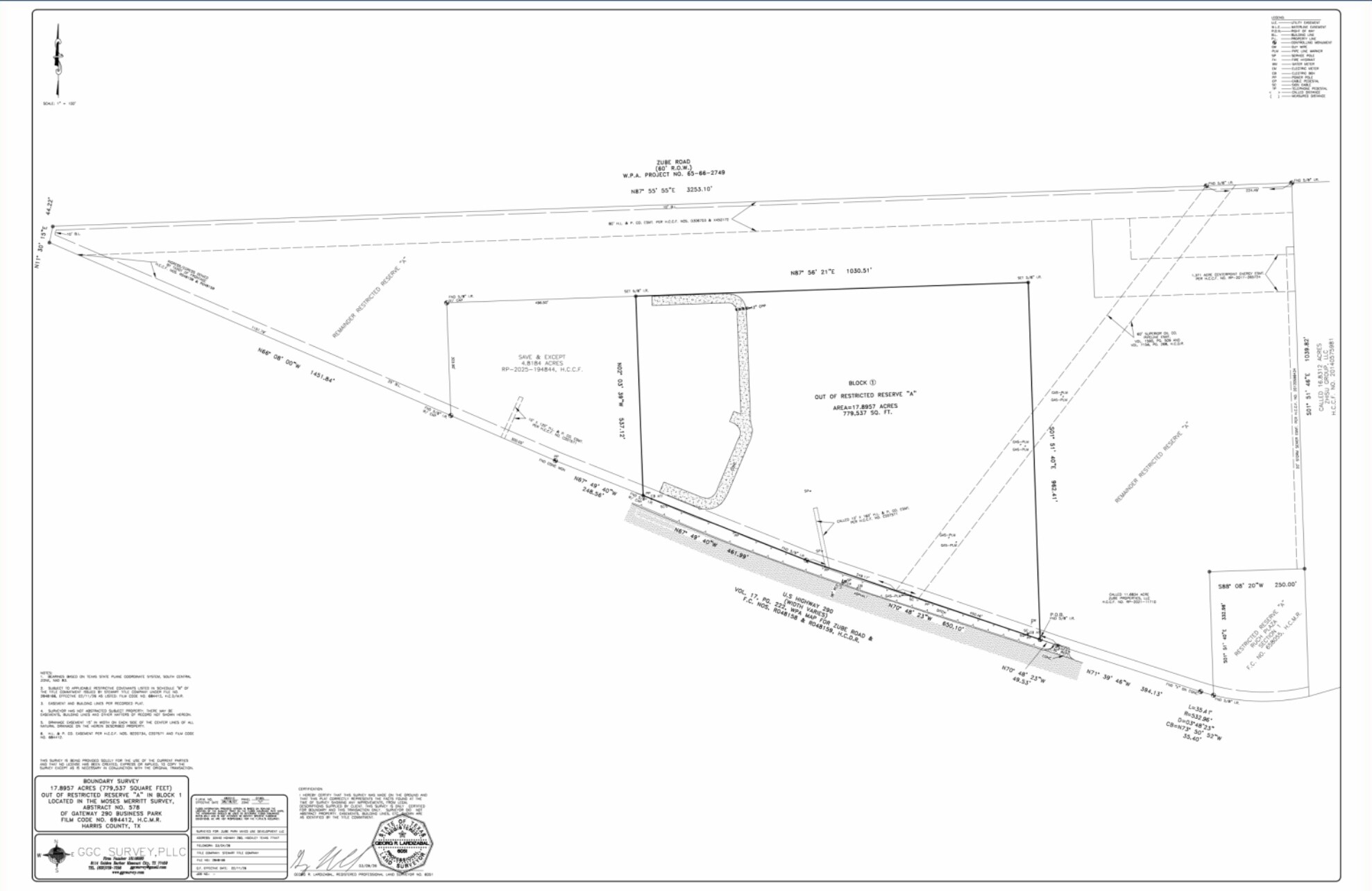 33440 US-290, Hockley Mine, TX à vendre Plan cadastral- Image 1 de 2