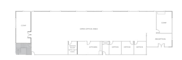 2674 N 1st St, San Jose, CA à louer Plan d’étage- Image 1 de 1