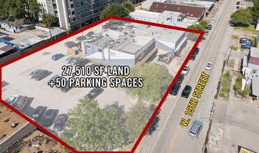629-633 W 19th St, Houston, TX - Aerial  map view - Image1
