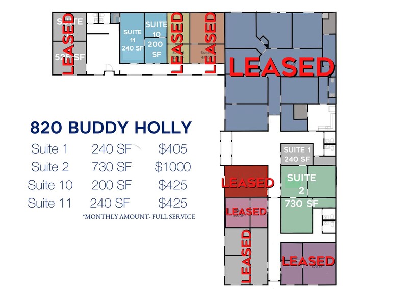 820 Buddy Holly Ave, Lubbock, TX for lease - Building Photo - Image 2 of 18