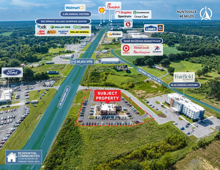 10170 US Highway 431, Albertville, AL à vendre - Aérien - Image 3 de 4