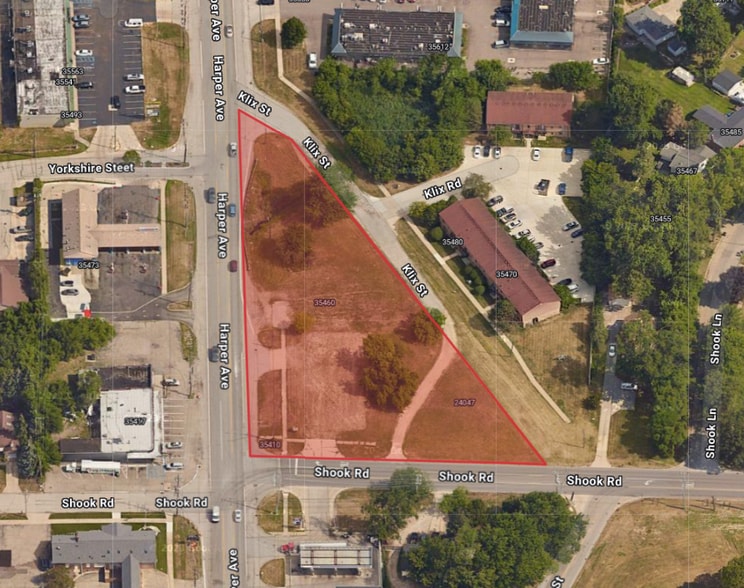 35426 Harper Ave, Clinton Township, MI for sale - Aerial - Image 2 of 2