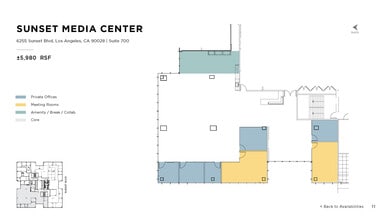6255 W Sunset Blvd, Los Angeles, CA for lease Floor Plan- Image 1 of 1