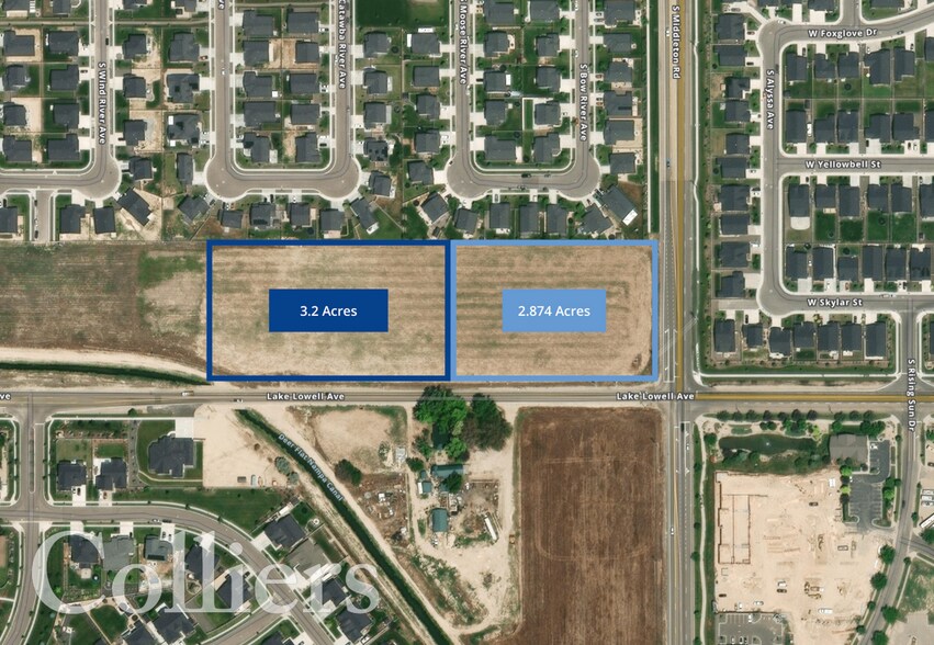 NWC Lake Lowell Ave & Middleton Rd, Nampa, ID à vendre - Aérien - Image 2 de 2