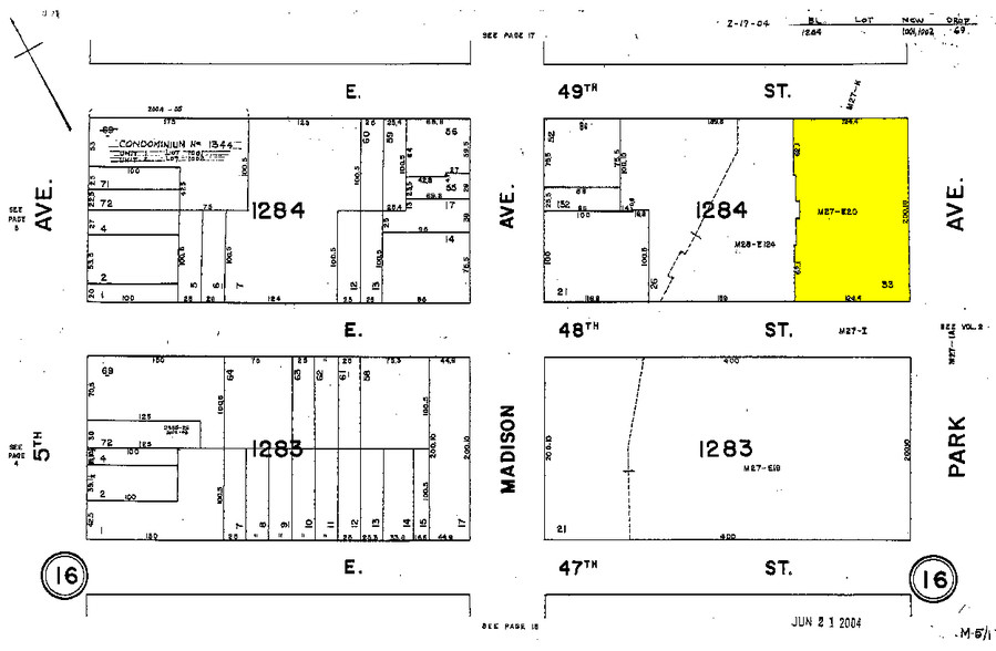 280 Park Ave, New York, NY for lease - Plat Map - Image 2 of 10