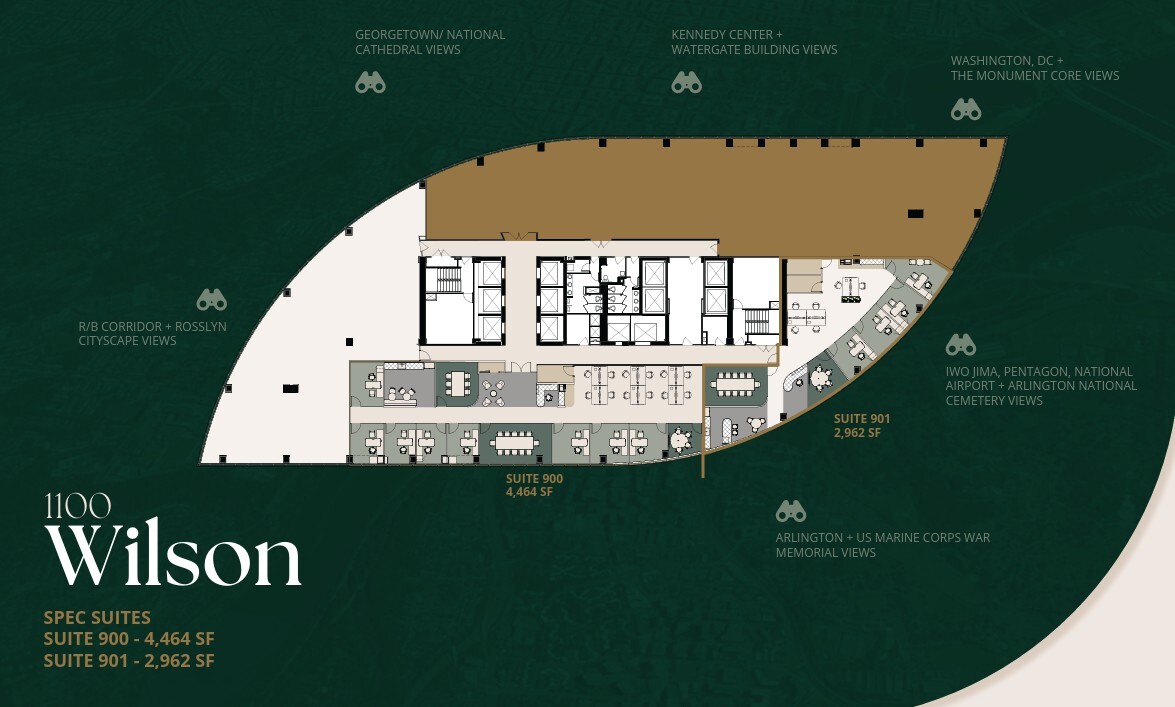 1100 Wilson Blvd, Arlington, VA for lease Floor Plan- Image 1 of 1