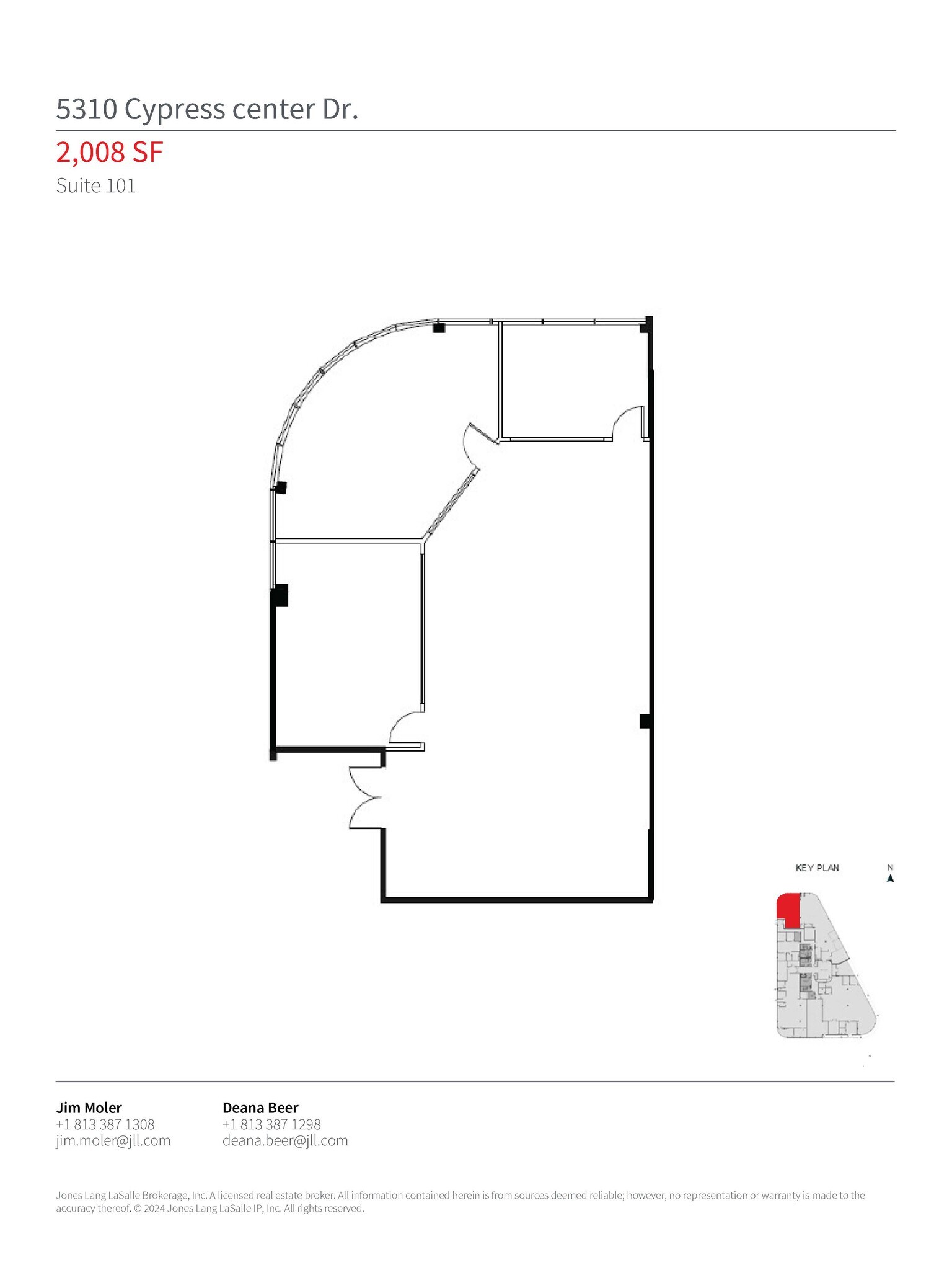 5404 Cypress Center Dr, Tampa, FL à louer Photo intérieure- Image 1 de 3