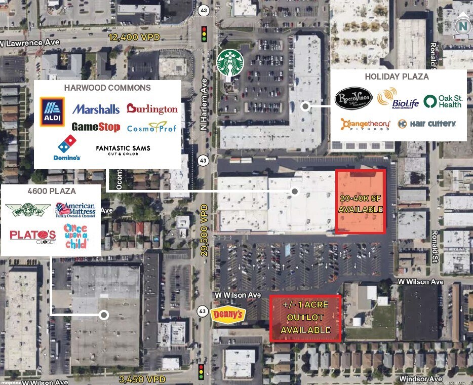 4701 N Harlem Ave, Harwood Heights, IL à louer Photo du bâtiment- Image 1 de 5