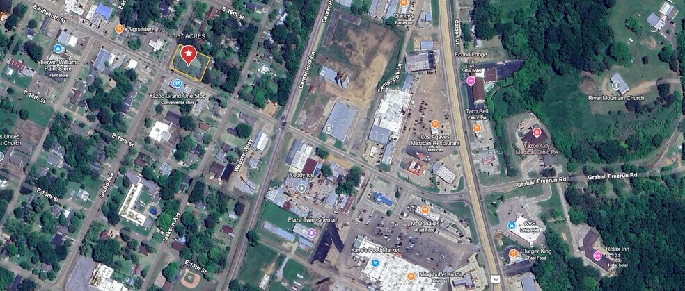 1500 Grand Avenue, Yazoo City, MS à vendre - Aérien - Image 2 de 2
