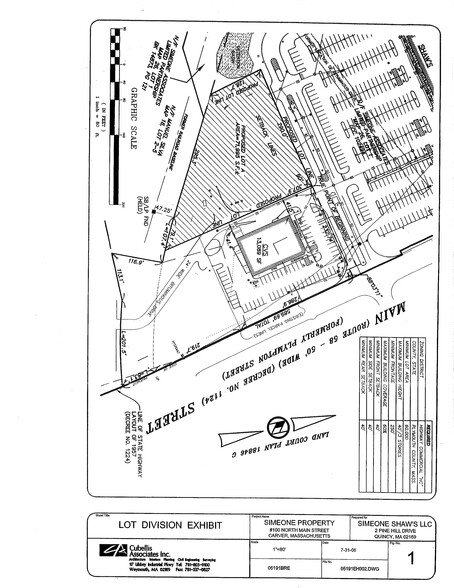 100 N Main St, Carver, MA à louer - Plan de site - Image 2 de 2