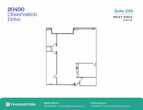 20400 Observation Dr, Germantown, MD à louer Plan d’étage- Image 1 de 1