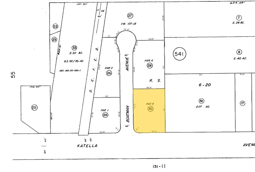 8351 Katella Ave, Stanton, CA à vendre - Plan cadastral - Image 2 de 24