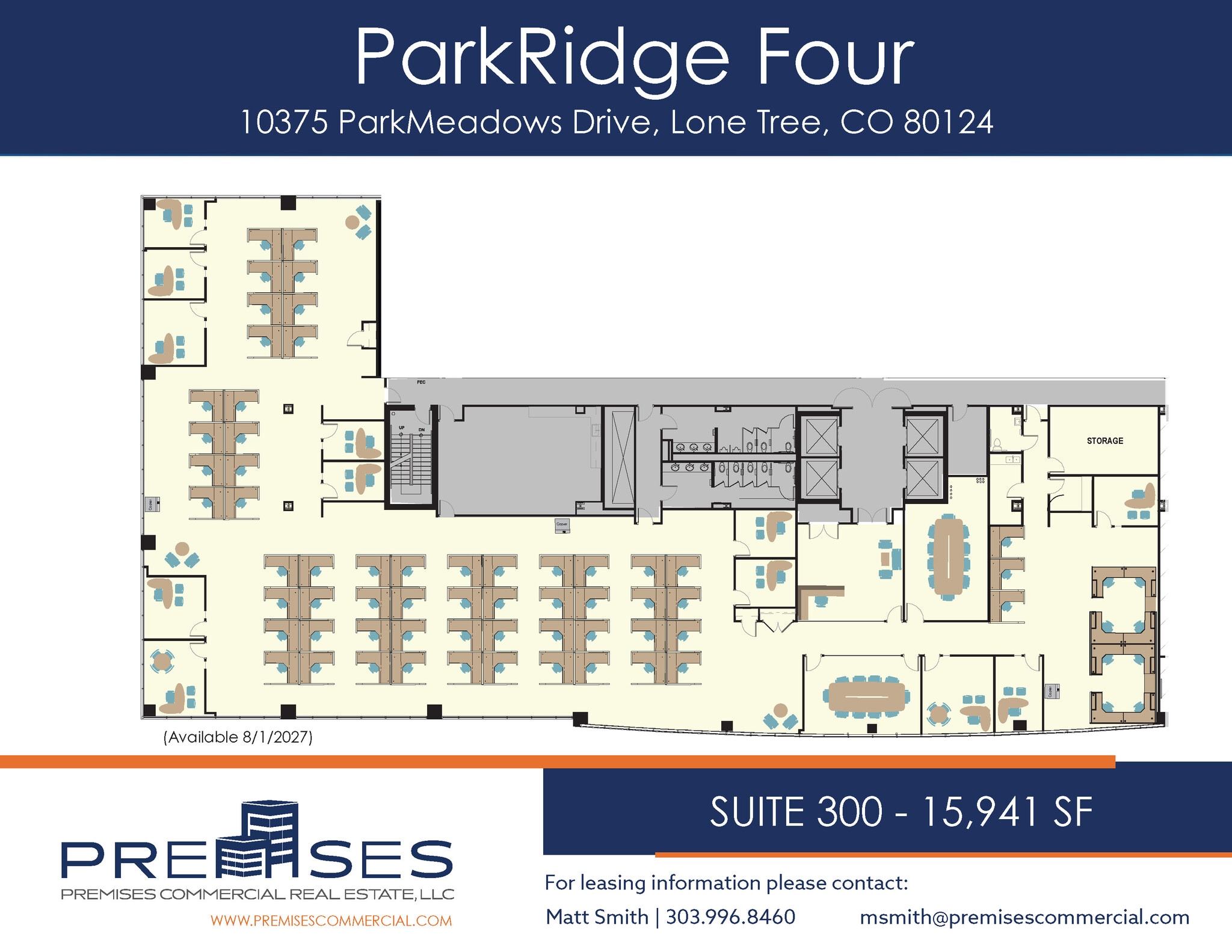10375 Park Meadows Dr, Lone Tree, CO à louer Plan d’étage- Image 1 de 3