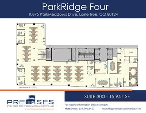 10375 Park Meadows Dr, Lone Tree, CO à louer Plan d’étage- Image 1 de 3