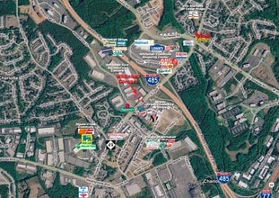 8506 S Tryon St, Charlotte, NC - Aérien  Vue de la carte