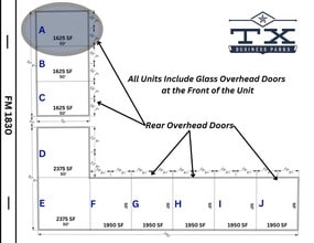 1921 Business Park Blvd, Argyle, TX à louer Plan de site- Image 1 de 4