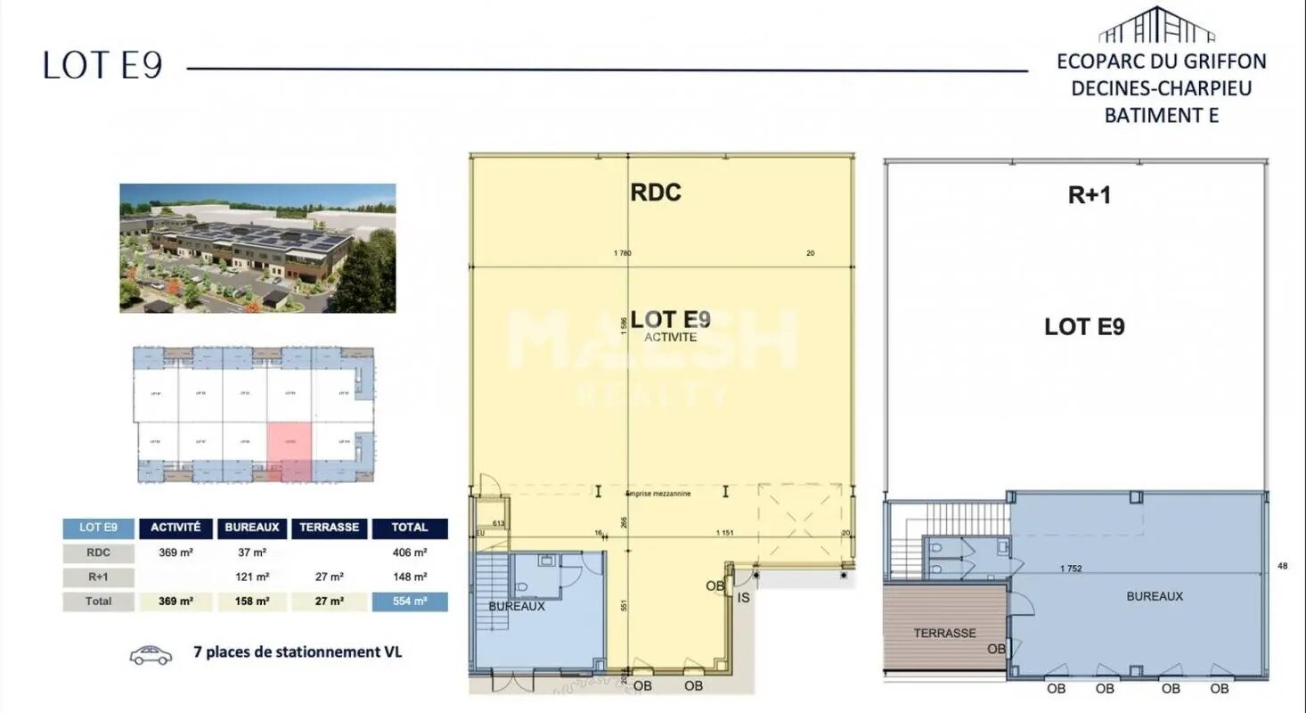 Flex in Décines-Charpieu for lease Floor Plan- Image 1 of 2