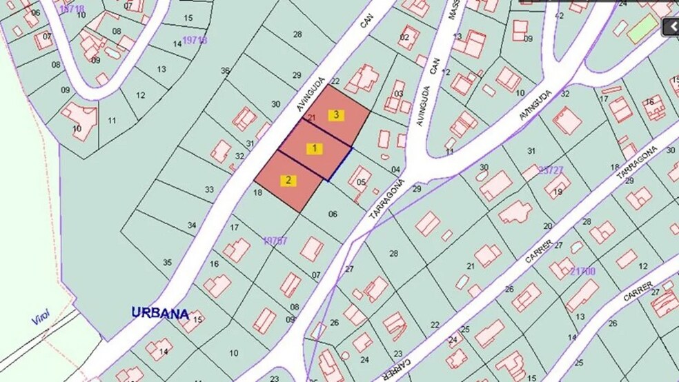 Avinguda de Can Massuet, 14-18, Dosrius, Barcelona à vendre - Plan de site - Image 3 de 3
