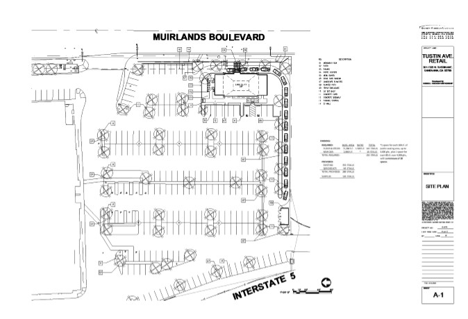 25872 Muirlands Blvd, Mission Viejo, CA for lease - Site Plan - Image 2 of 3