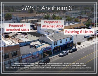 Plus de détails pour 2626 E Anaheim St, Long Beach, CA - Multi-résidentiel à vendre
