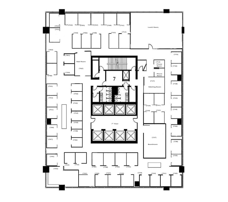 144 4th Ave SW, Calgary, AB for lease Floor Plan- Image 1 of 1