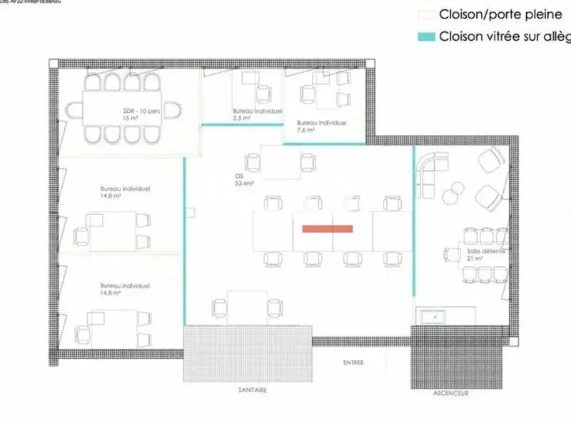 1 Rue Monseigneur Ancel, Saint-Priest for lease Floor Plan- Image 1 of 1