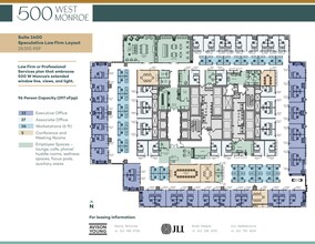 500 West Monroe St, Chicago, IL à louer Plan d  tage- Image 2 de 4