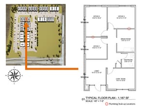 2120 Prairie Dr, Prosper, TX for lease Floor Plan- Image 1 of 8