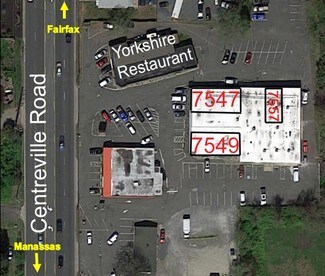 Plus de détails pour 7565-7569 Centreville Rd, Manassas, VA - Commerce de détail à louer