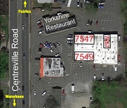 7565-7569 Centreville Rd, Manassas, VA - AERIAL  map view - Image1